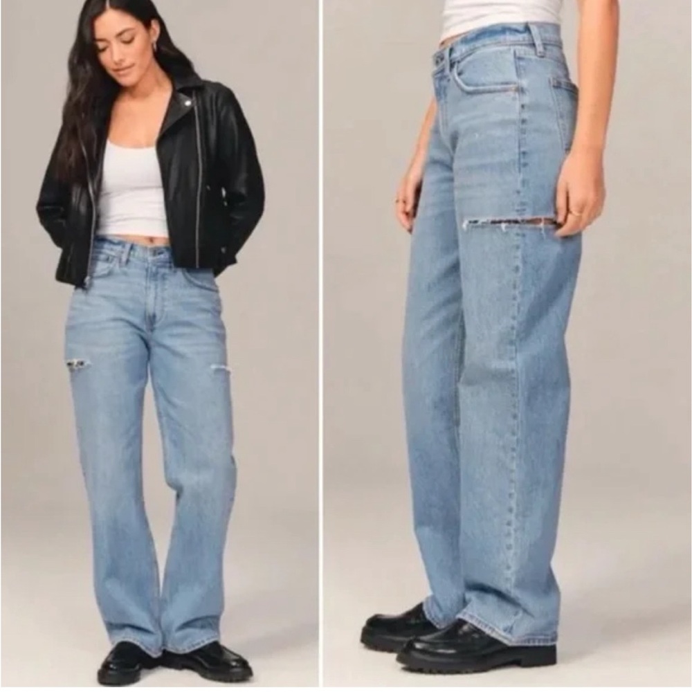 Abercrombie & Fitch The Baggy Mid Rise